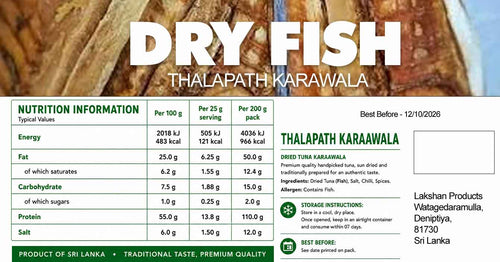 Dried Fish - Thalapath Karawala